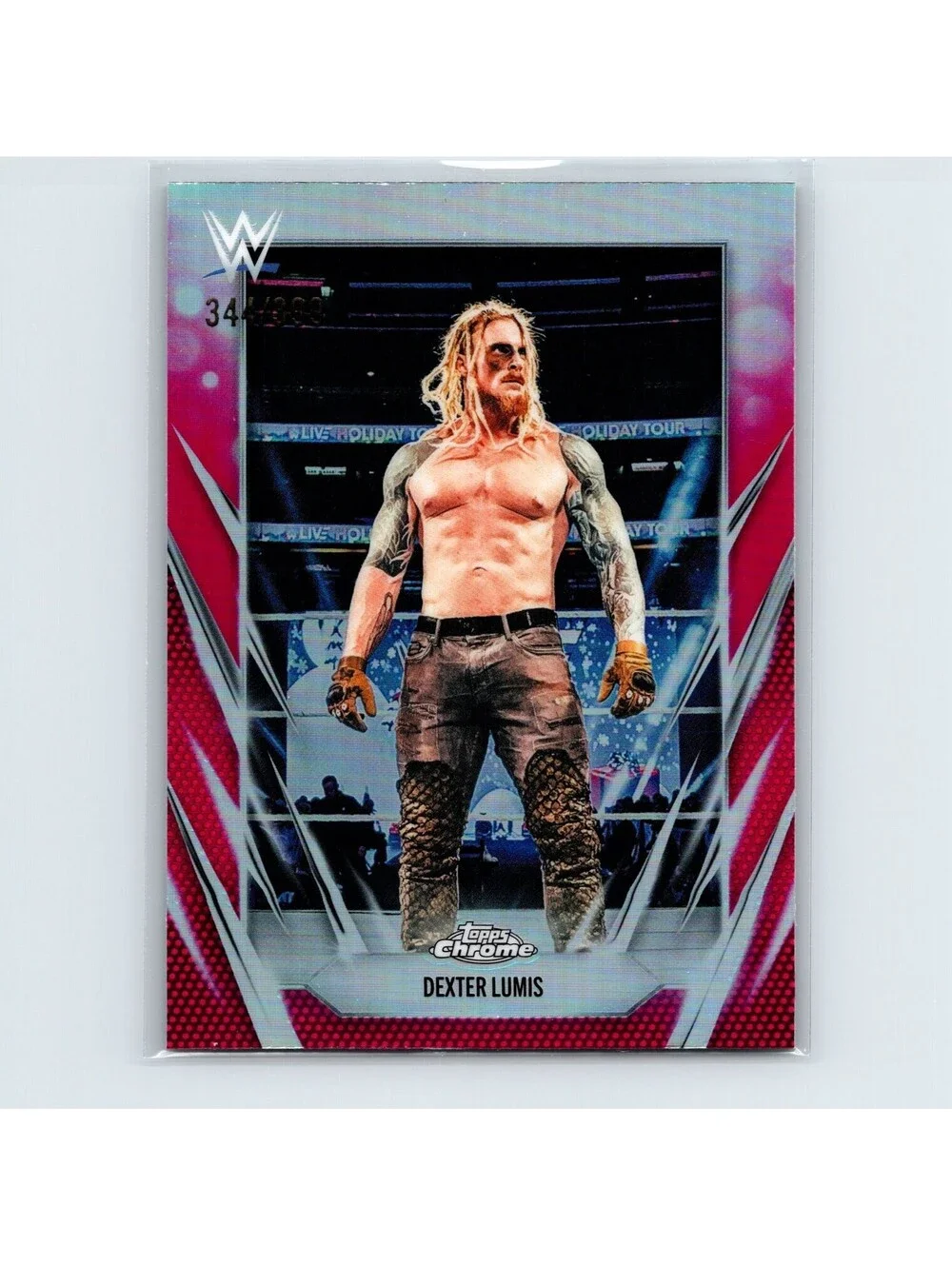 2026 Topps Chrome WWE Dexter Lumis #171 Magenta Refractor #/399